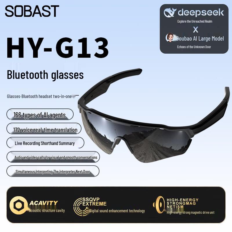 

SE SOBAST AI Розумні Bluetooth Аудіо Окуляри