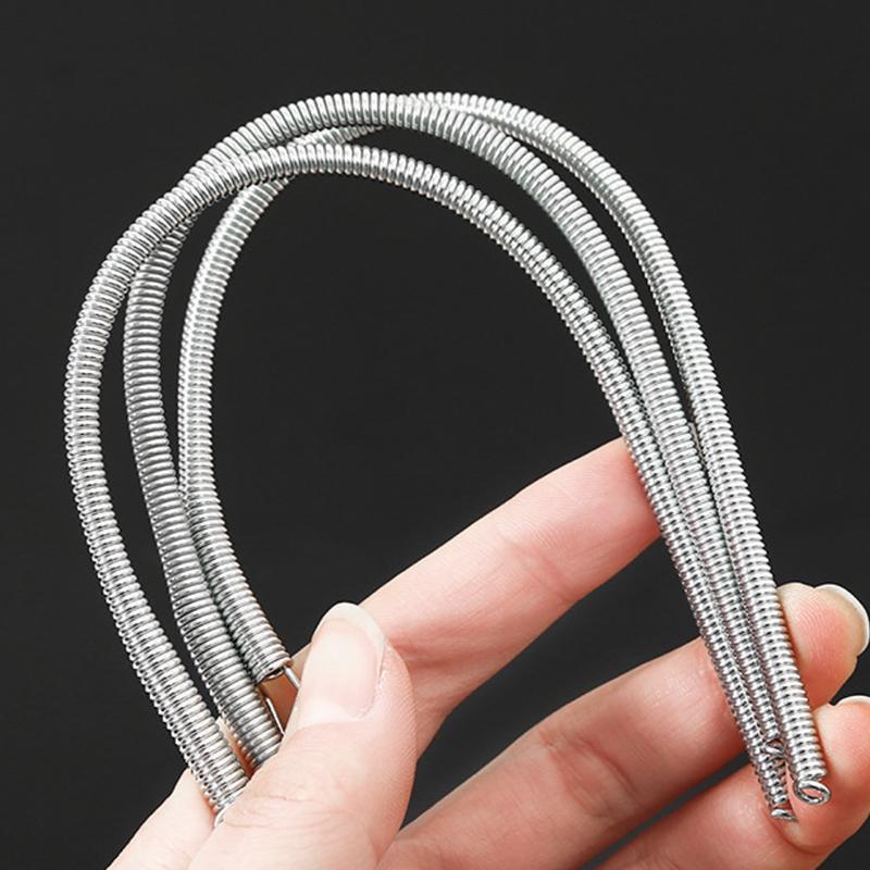 DIY Sewing Accessories Bendable Spring Drawstring Threader Clip Pants Hoodies Elastic Band Lace Cord Flexible Drawstring Thread