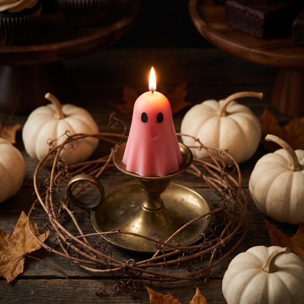 Halloween Candles - Cute Colorful Decorative Candles for Party Favors, Table Decor