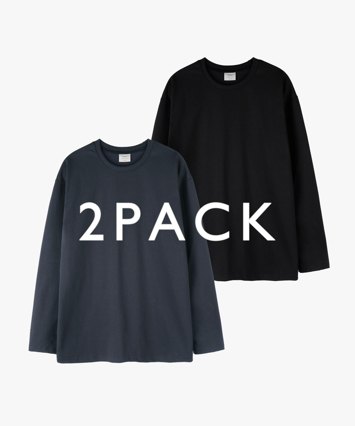 Iesn [Set] Heavy Essential Round Long Sleeve Black/L