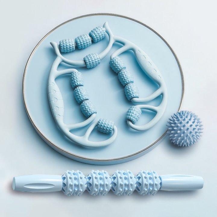 Circular Leg Massager Roller Fitness Equipment Female Roller Exercise Small Leg Muscle Elimination and Relaxation Slimming Tool