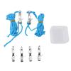 Rope Adjuster Easy Control Quick Adjustment Secure Fixation Cord Tensioner with Rope and Box for Camping Boating