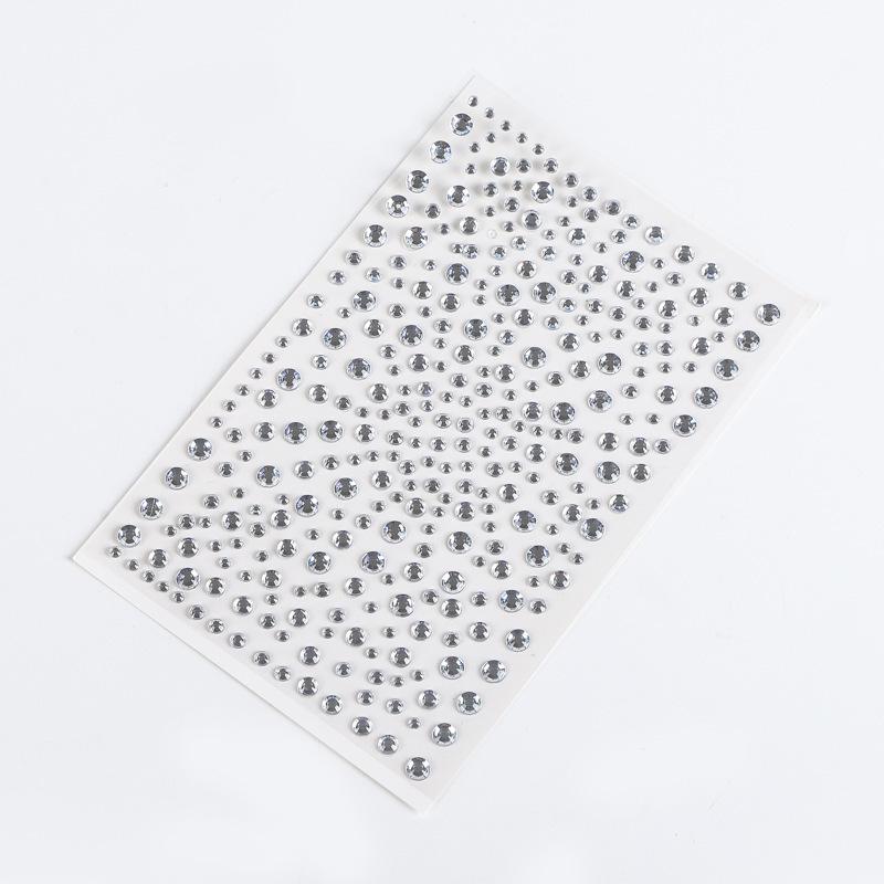 Colorful Crystal Diamond Stickers for Kids: Acrylic Decorations & Face Makeup