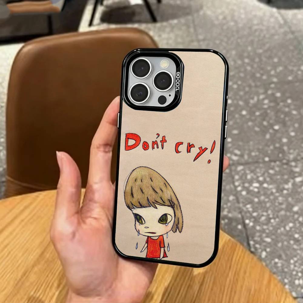A-Art Y-Yoshitomos-N-Nara   Phone Case For iPhone17,16,15,14,13,12,11 Plus,Pro Max Colored Silver Plated Inside Cover iPhone16se4