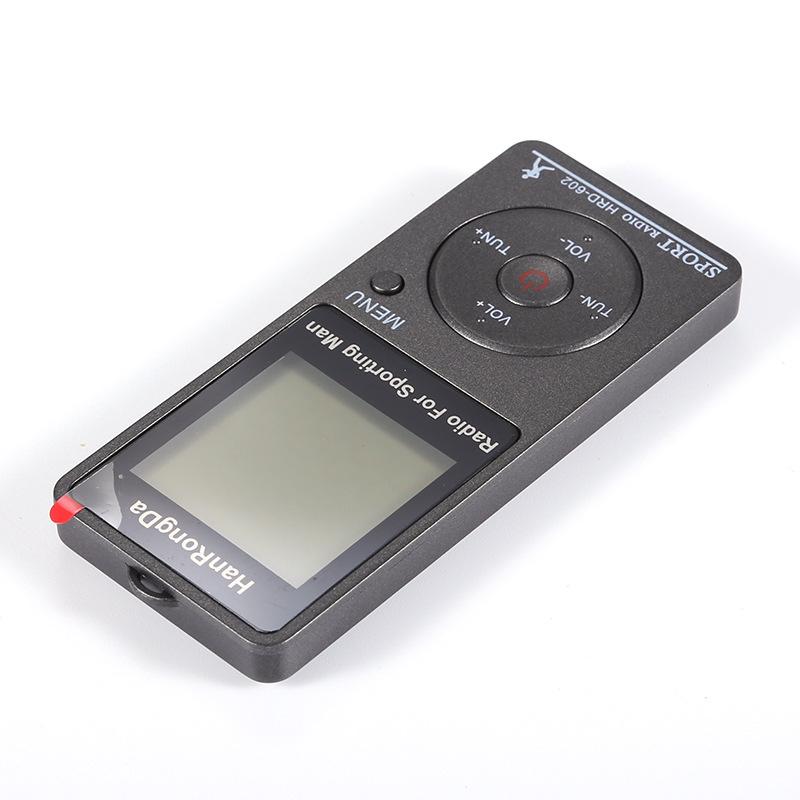 Rechargeable Digital Stereo Pedometer with FM/AM Radio Receiver