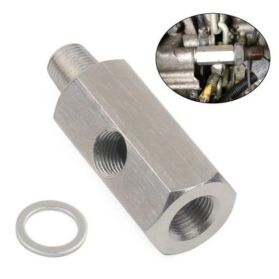 Boční otvory z nerezové oceli 1/8" NPT samice na M12 M10 M14 1/8NPT 1/4NPT Konektor snímače tlaku oleje Adaptér T-kusu pro měřidlo přívodního potrubí