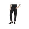 Adidas Logo Print Three Stripes Straight Leg Casual Pants Women Bottoms Black HM7081