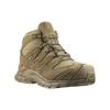 Salomon Fabric Leather Versatile Shock Absorbing Durable Waterproof Breathable Mid-Top Hiking Shoes Unisex Hiking Shoes Sand 409779