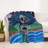 African Style Blanket Warmthful Decor Perfect for Sofa Bed Bedding All-Season Use Playful Design Gifts For Family Or Friends