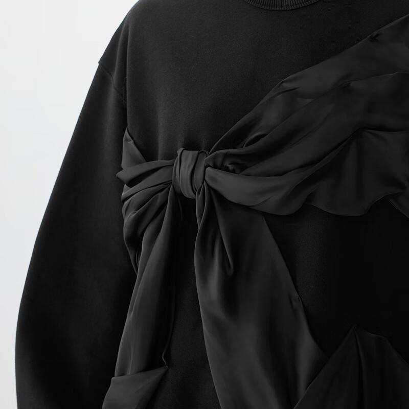 JNBY Spring 2025 Loose Fit Cotton Pullover Sweatshirt