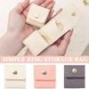 Portable Mini Jewelry Bag Earrings Jewelry Necklace Storage Bag Travel Storage Bag Storage Packaging Box Divided Accessories Bag