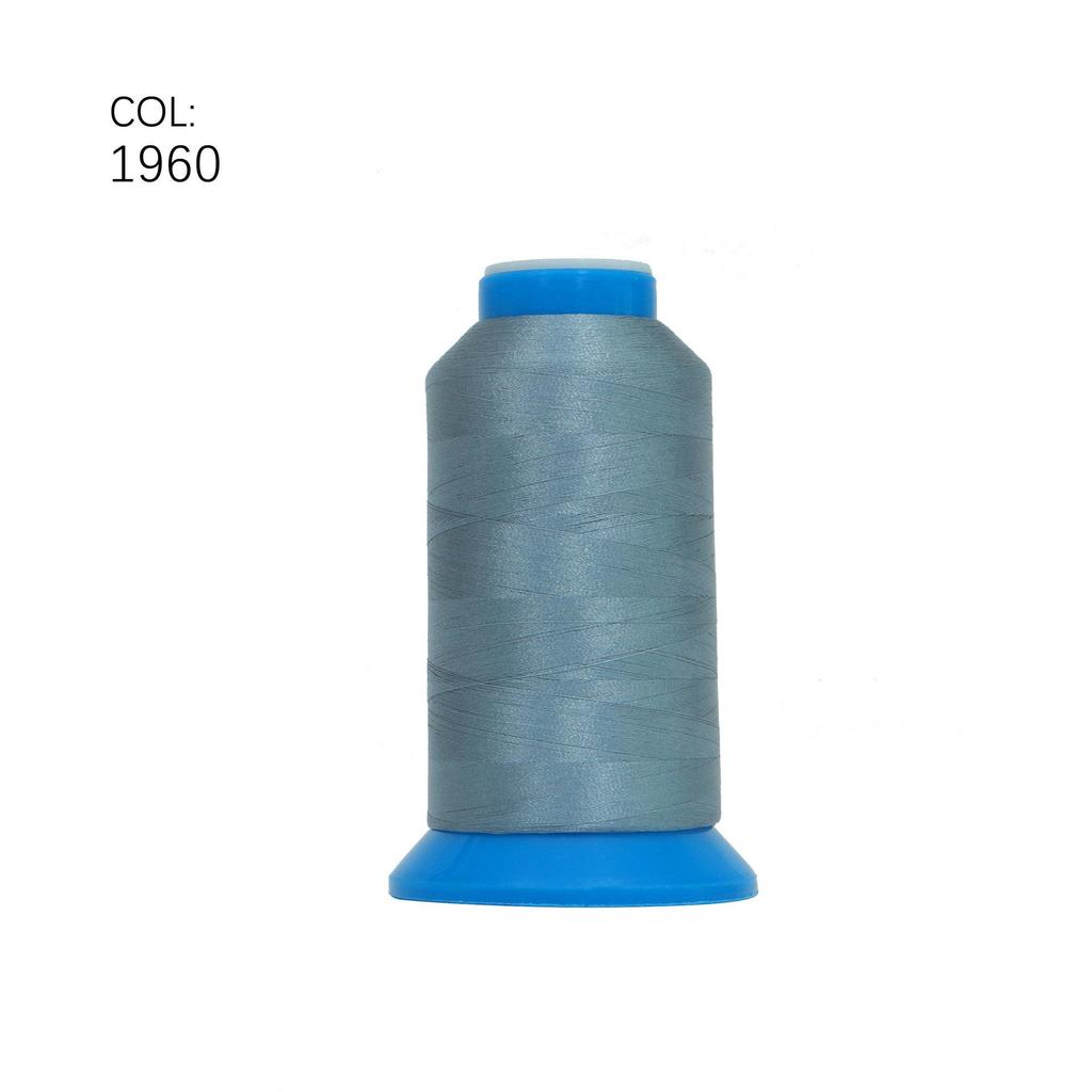 Linha de Bordado 75D/2 de Poliéster Ultrafino de Alta Resistência - 80 Cores, 4000 m