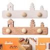 2 Adet 1:12 Dollhouse Minyatür Duvara Montaj Raf Asılı Raf Depolama Standı Mobilya Modeli Noel Dekor Oyuncak