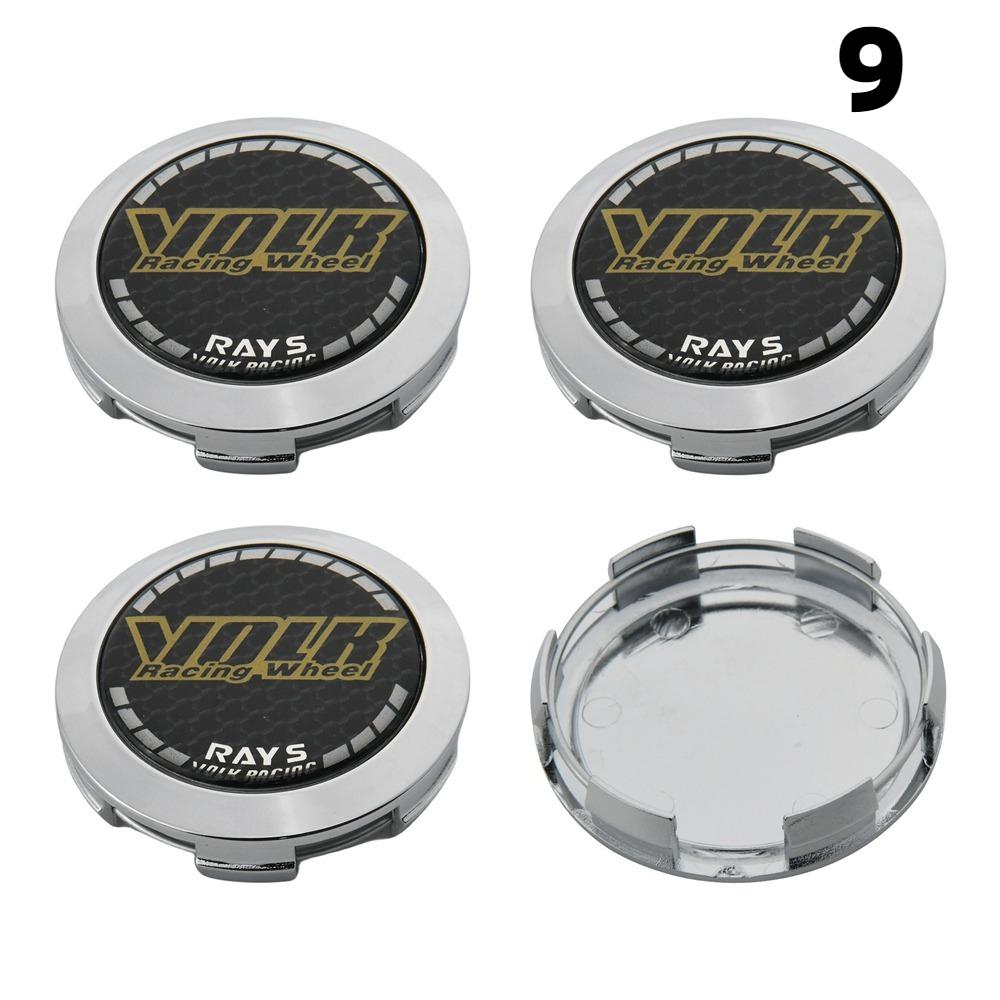 4 STKS 64 MM Buiten Diameter / 62 MM Binnen Diameter Velgdopjes RAYS VOLK VR GRAM Logo Wiel Center Dop Wieldeksel Naafdoppen Sportauto Band Accessoires