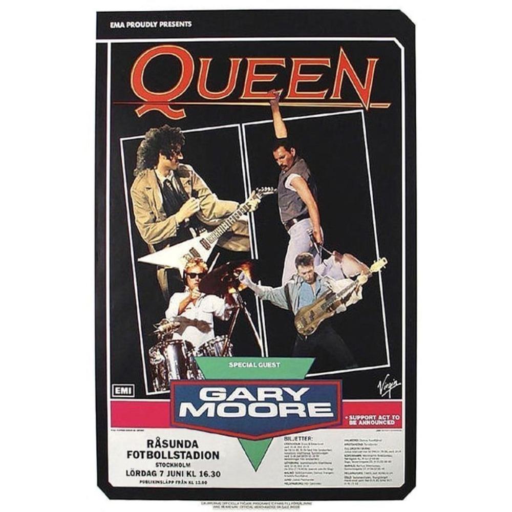 Metal Queen Band Wall Decor, Handmade 3D Tin Art for Living Room Bedroom Music Studio