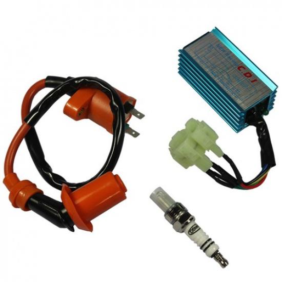 

Racing Ignition Coil Spark Plug Cdi For Gy6 Scooter Go Kart 150cc 125cc 50cc ATV