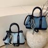 Small-scale Design Hand-held Bucket Bag, Fashionable and Casual Commuting Shoulder Bag with A Slanted Strap