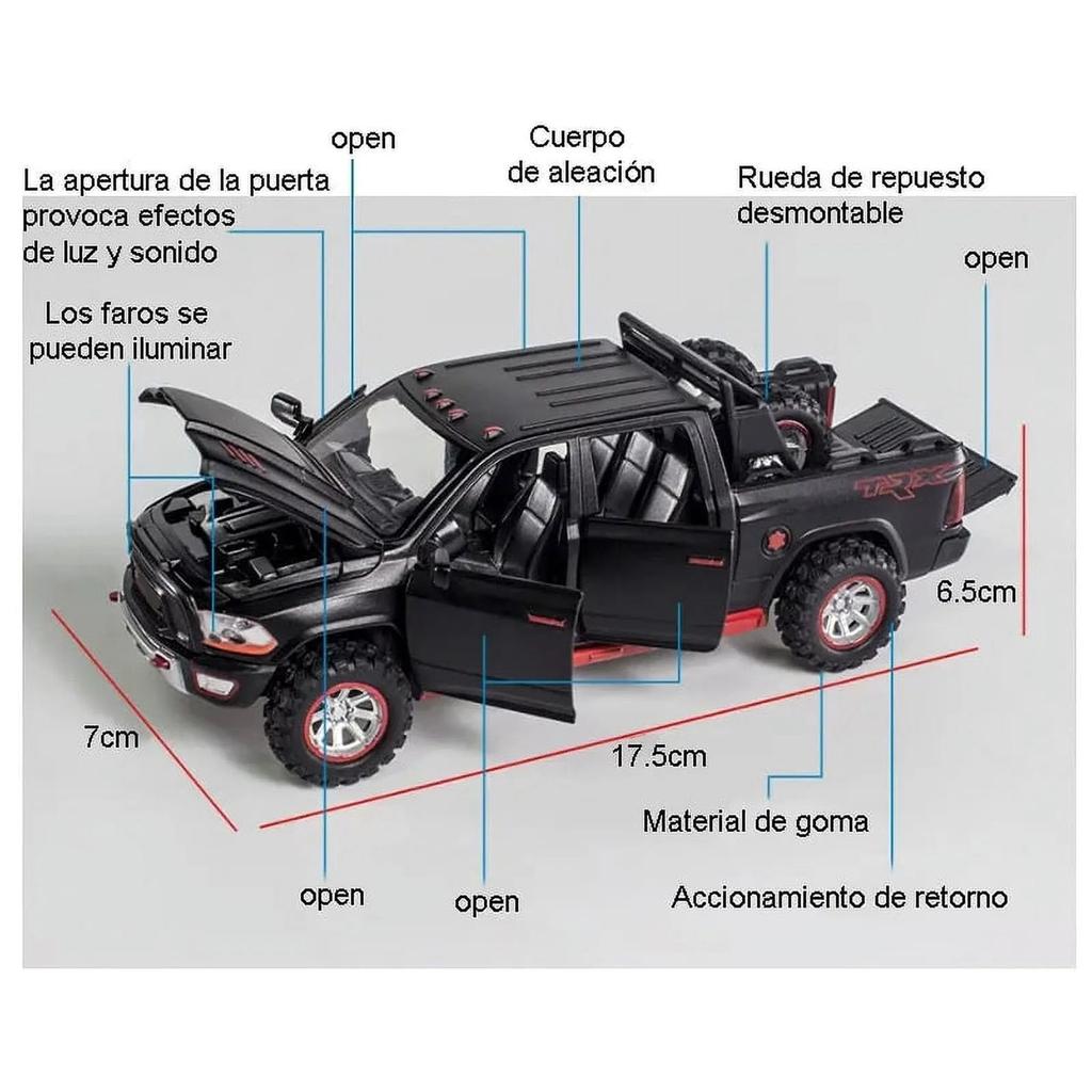 Simulation Alloy Pickup Toy Car Model, Rebounds Car Model Toy