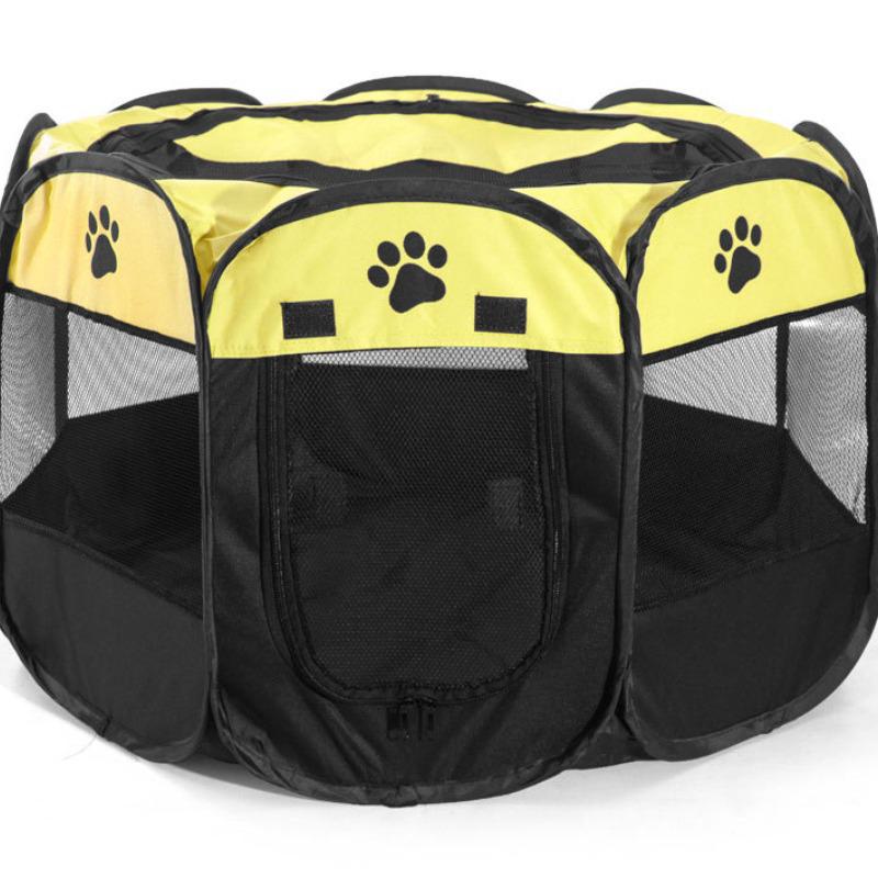 Extra Large Scratch-Resistant Whelping Box: Foldable Kitten & Puppy Tent Cage