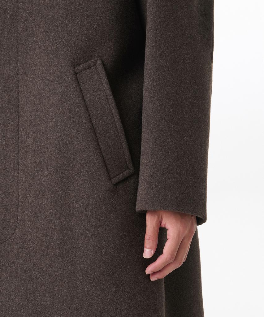 Musinsa Standard Daily Balmacaan Coat [Heather Brown]