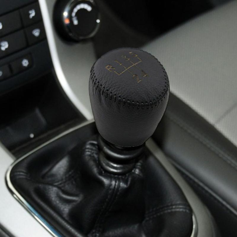 5/6 Speeds  Leather Car Gear Shift Collars for Chevrolet Cruze Sedan Hatchback 2009 - 2012 2013 2014 Knob Cover Acc.