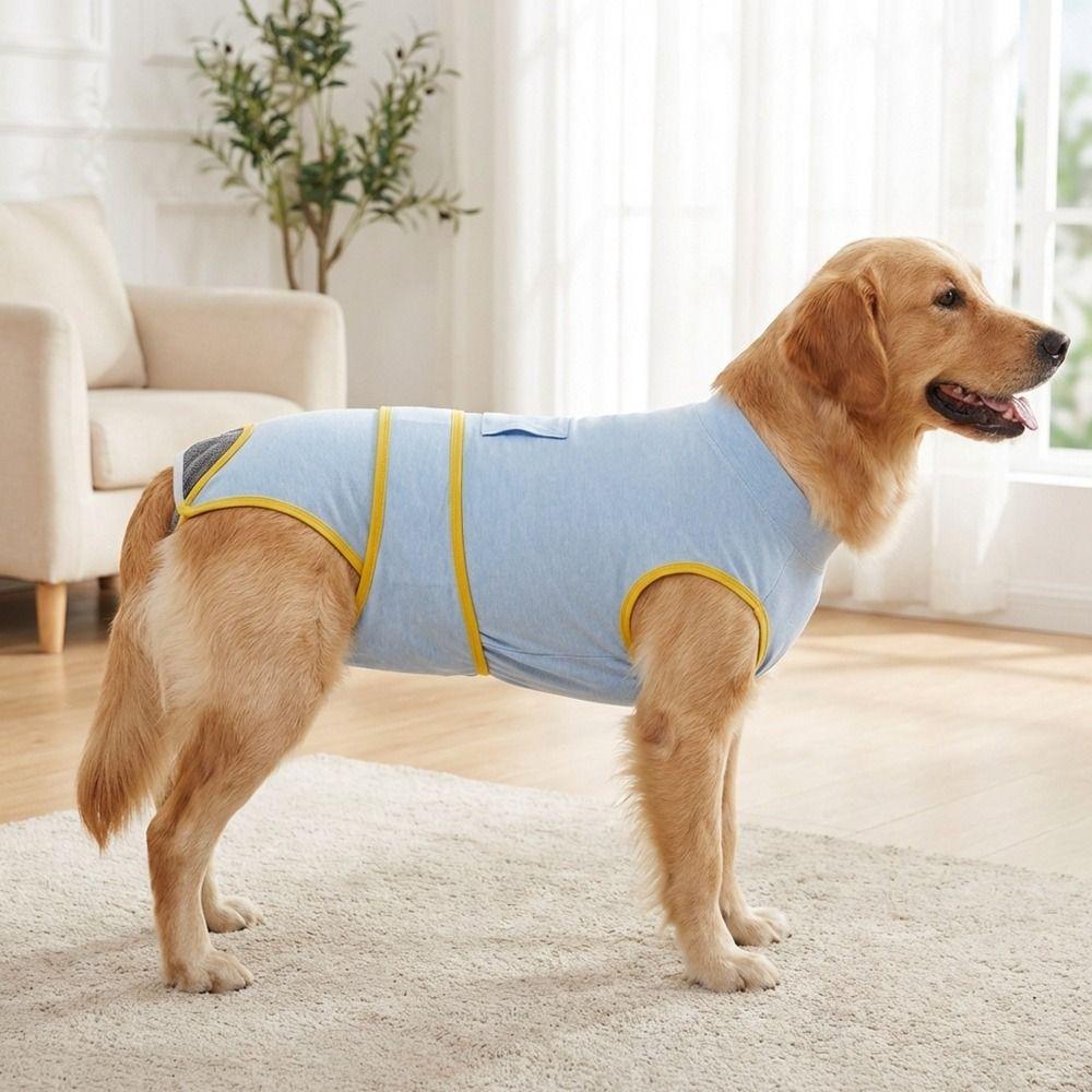 Soft Dog Sterilization Clothes Adjustable Pet Anti-Licking Suit Dog Recovery Suit  Daily Wear