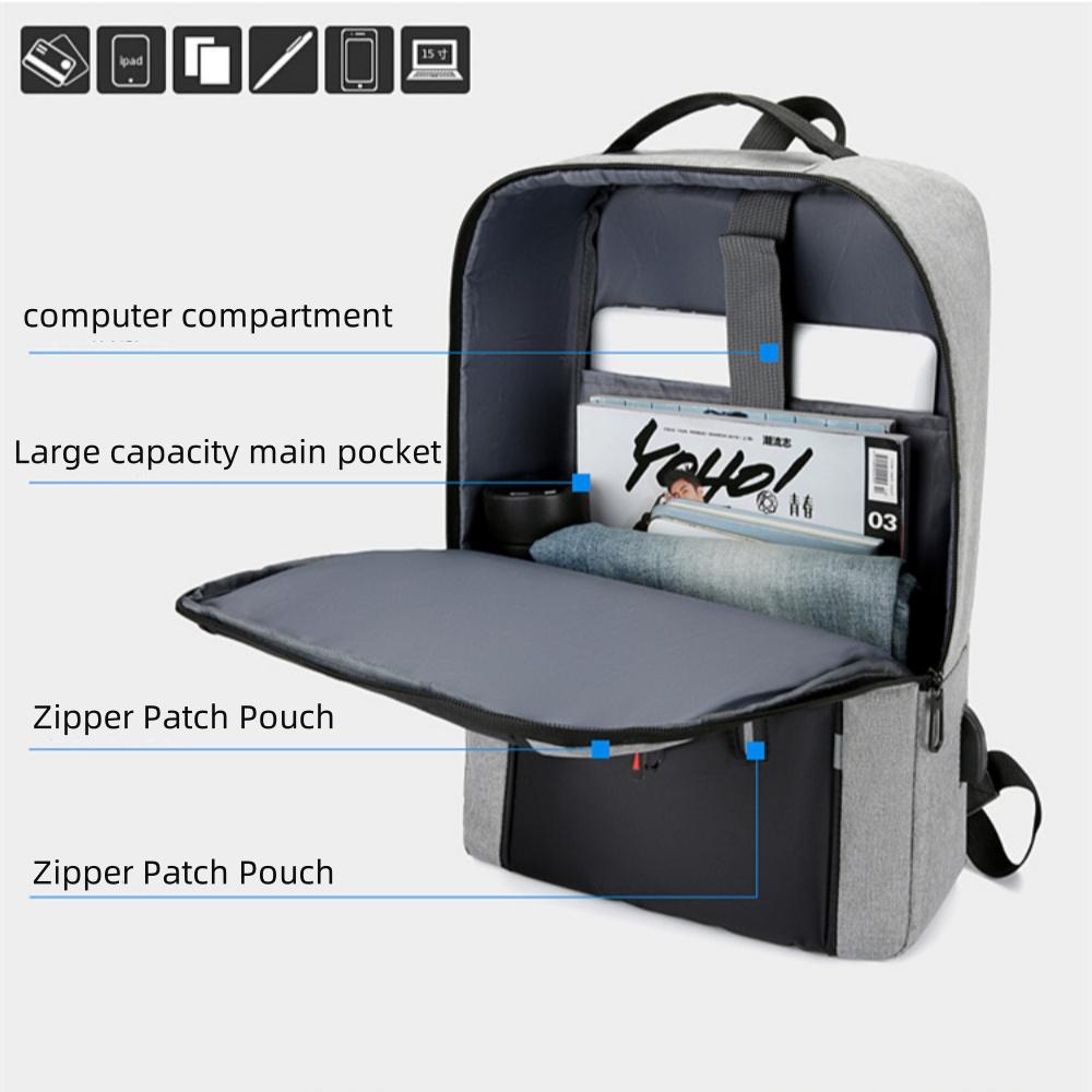 Waterproof Business Backpack Men Usb School Backpacks 15.6 Inch Laptop Backpack Large Capacity Bagpacks For Men Back Pack Bags