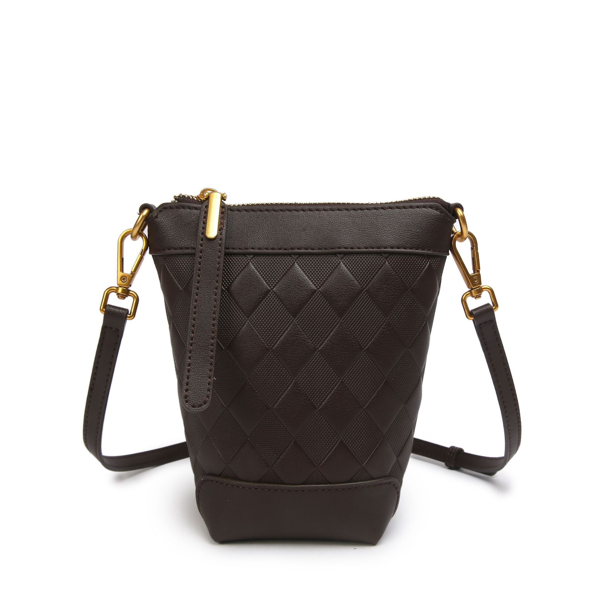 

Single Shoulder Versatile Fashion Women s Solid Color Messenger Bag кофейный