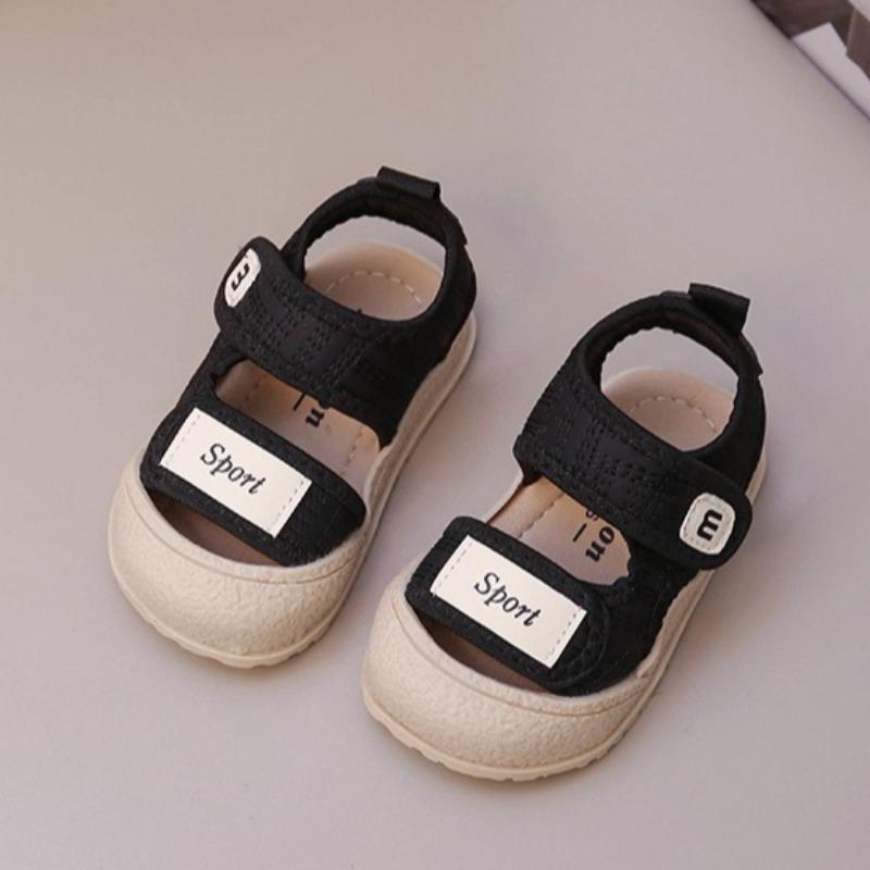 

Summer Closed Toe Baby Sandals, Soft Sole Non-slip Toddler Walking Shoes For Boys Girls 16 бежевый