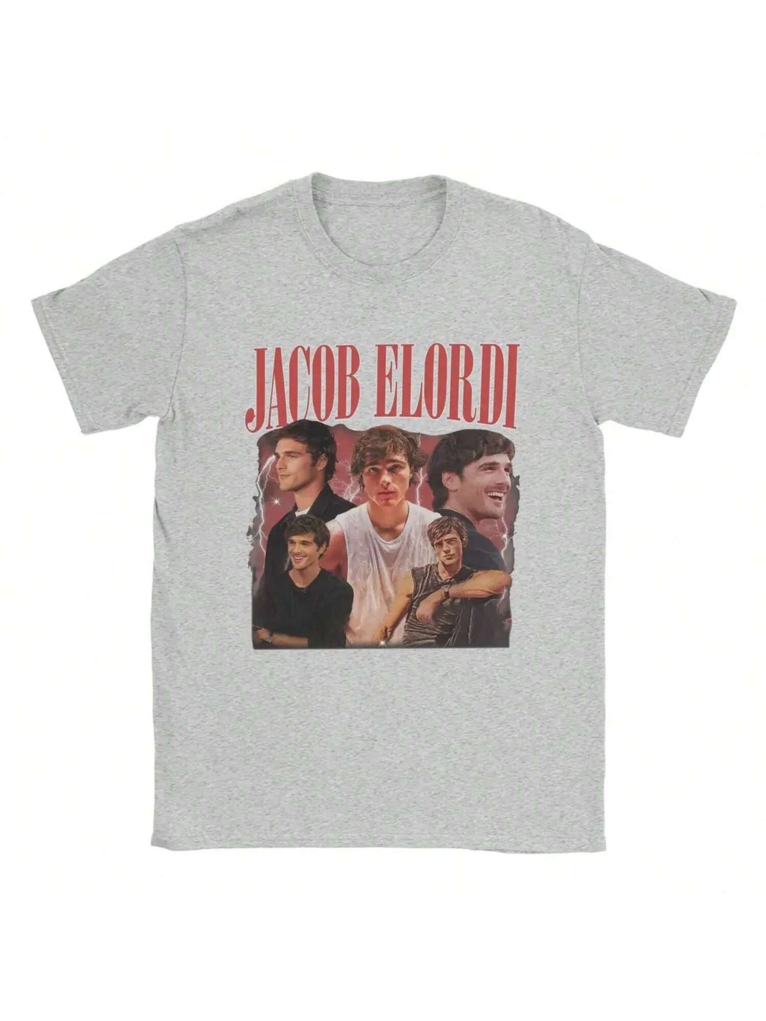 

Модные винтажные футболки Джейкоба Элорди 90-х годов для мужчин, хлопковые футболки с круглым вырезом и коротким рукавом, графическая одежда XXXXXL чёрный