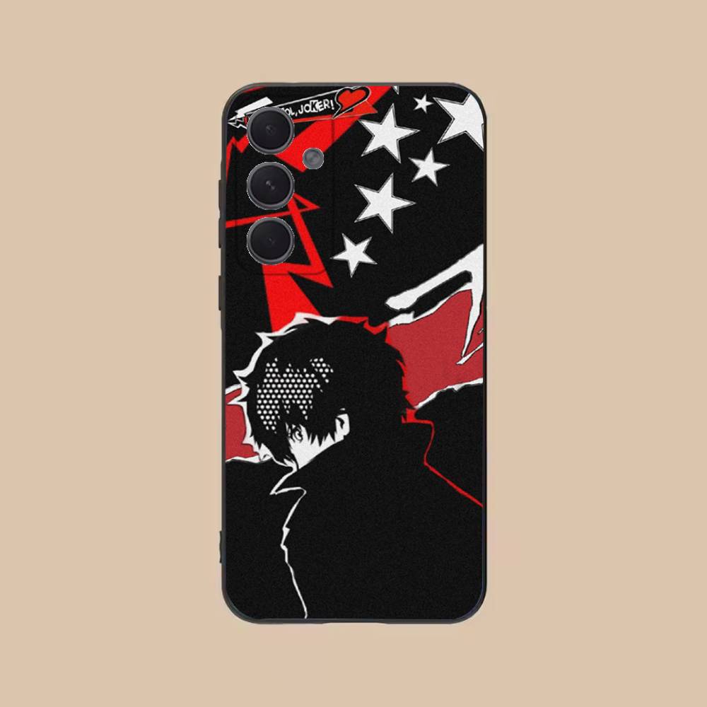

P-Persona5 Joker Phone Case For Samsung S25,24,21,22,23,20,S30,Ultra,Plus, Fe,5G Silicone Cover SamsungS30ULTRA5G