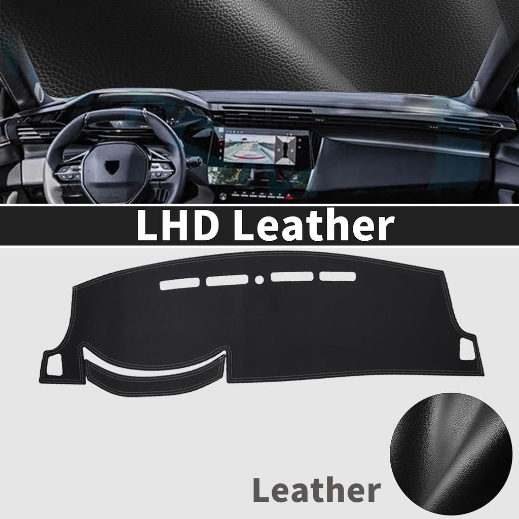 Fit for Peugeot 408 2025-2025 Fastback Dashmat Accessories Dashboard Cover Pad DashMat Sunshade Protective Carpet Car Leather