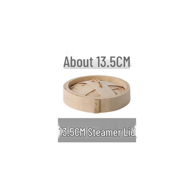 Diruien Deep Bamboo Steamer Basket 13cm