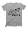 Mens Cycling T-SHIRT Just A Hill Get Over It Cyclist Christmas Eco Gift