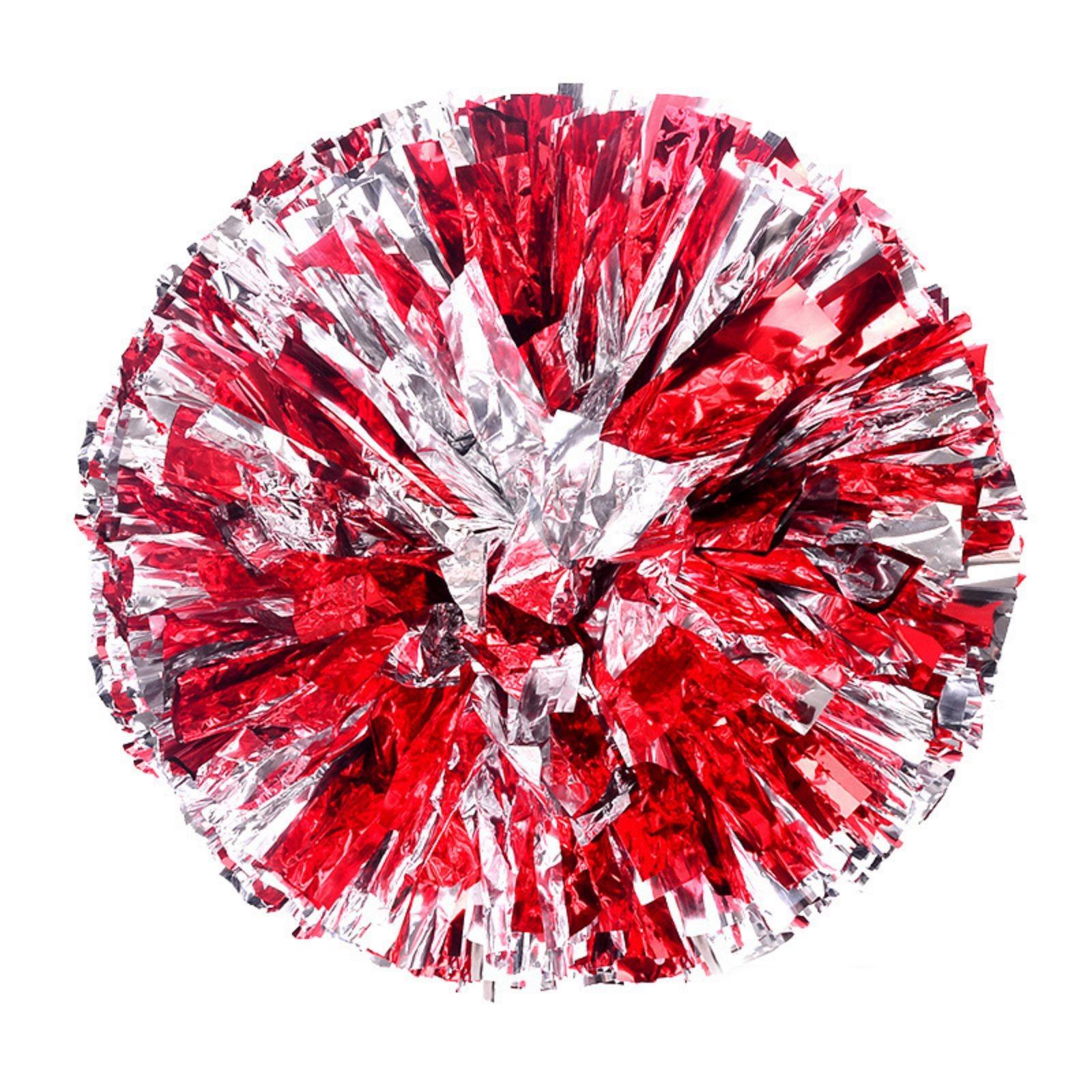 

2-Pack 32cm/12in Mix Color Plus Thick Pom Mutipulcolor For Cheerleader Team Performance красный