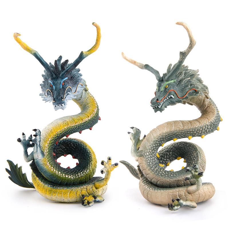 Colorful Pvc Fantasy Dragon Mythical Creature Model Toy Realistic Animal Figures
