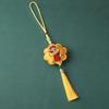 Dragon Boat Festival Auspicious Talisman Pendant with Tassels: Portable Car Hanging Ornament Souvenir