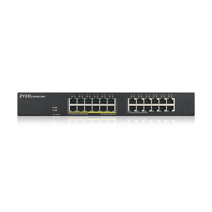 Commutateur - Zyxel - GS1900-24P - 24 ports LAN - PoE - SmartManaged