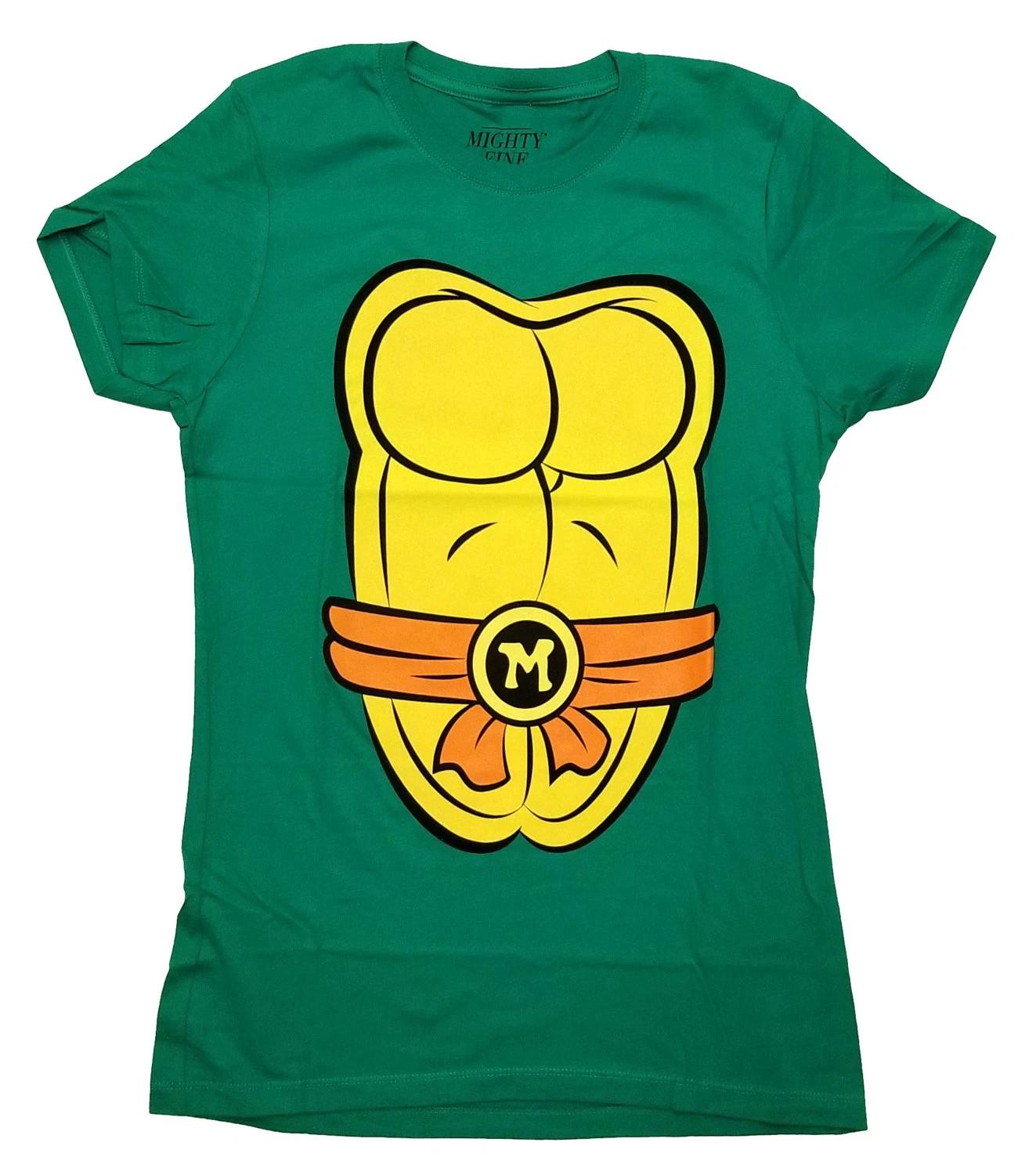 TMNT Teenage Mutant Ninja Turtles Michelangelo Costume Licensed Junior Children s T-shirt 100