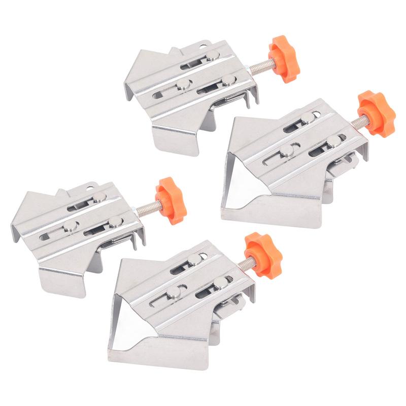 4 Angle Clamp Stainless Steel Closed 90 Degree Woodworking Right Angle Clamp