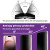 2Pack Matte Privacy Screen Protector for iPhone 16 15 14 Pro 6.1Inch Auto Dust Removal No Bubbles AntiSpy Tempered Glass Film E