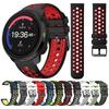 22mm Two-Tone Sports Silicone Strap For Suunto RACE S / Vertical / 5 9 Peak Pro Watch Band For Suunto Ocean Wristband Bracelet