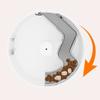 Button/WIFI Control Pet Automatic Feeder Timed Feeding Quantitative Cat Drum Intelligent Feeder Electric Stainless Steel Bowl