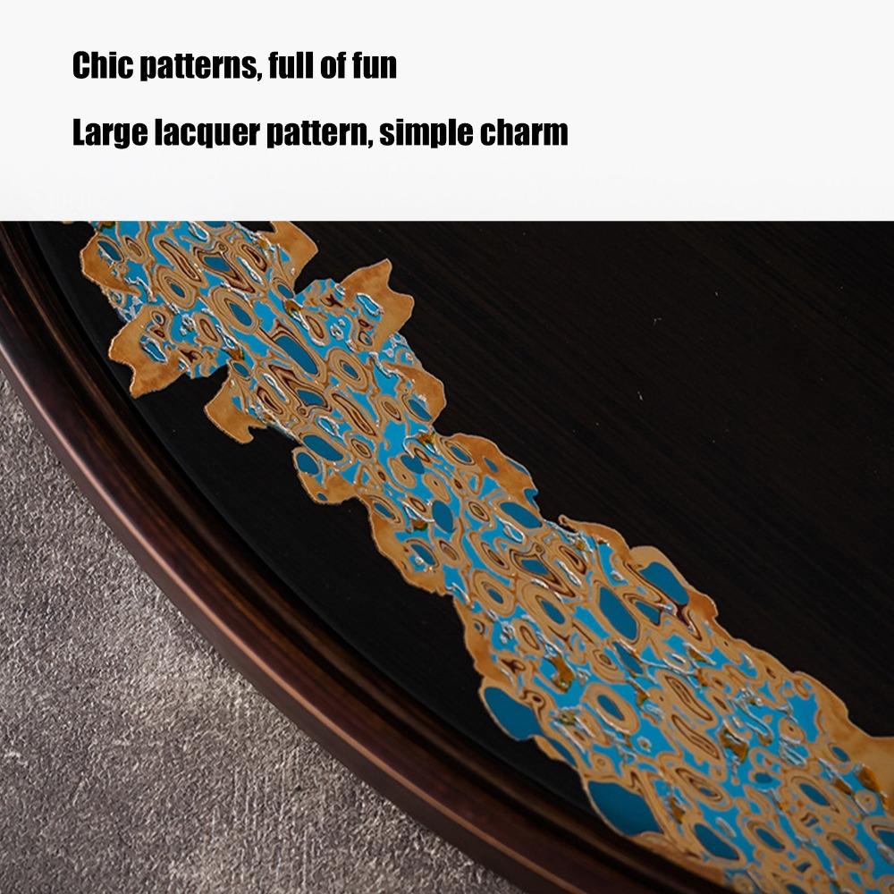 Smooth  Surface Tea Coaster Tray Bamboos Serving Plate Safe Touch Food Platter  Snack Storage