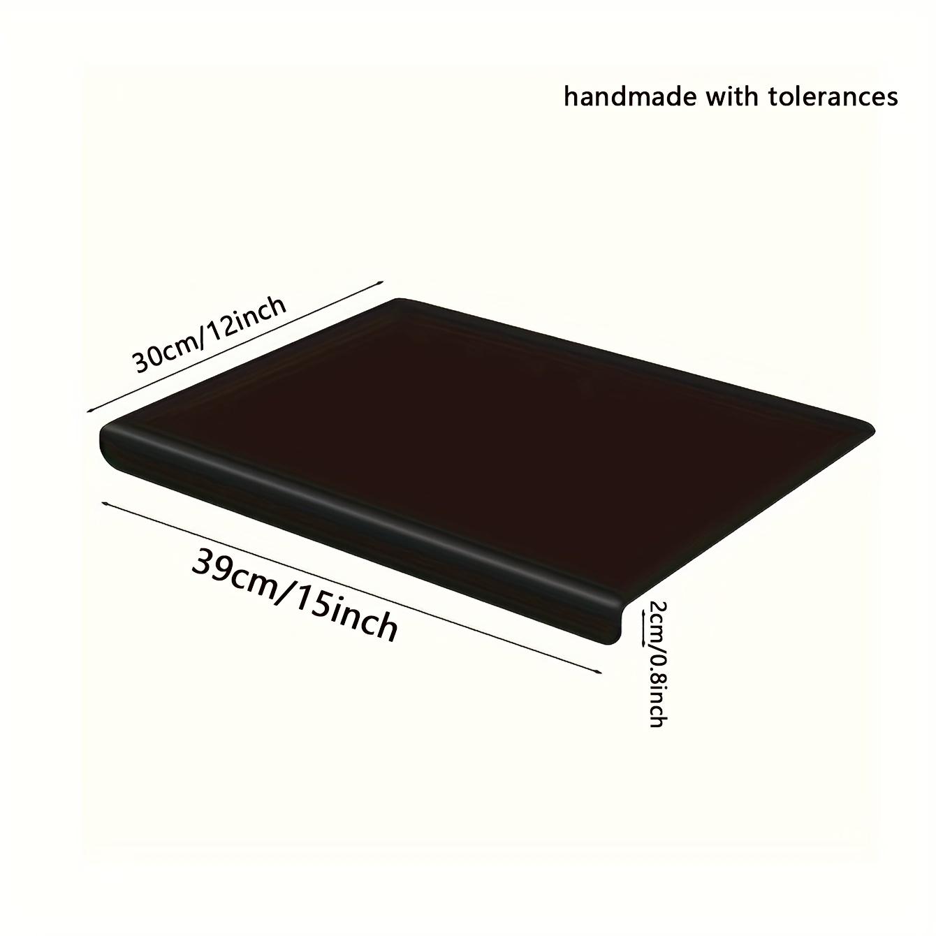 

Acrylic Large Black Cutting Board High Toughness Non-Slip Easy-Clean Surface Ideal for Kitchen Countertops Kitchen Gadget чёрный