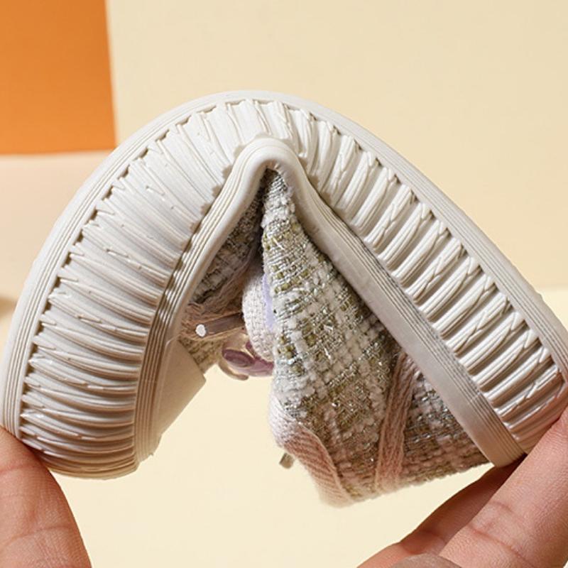 Children's Spring/Autumn Canvas Sneakers: Soft Sole, Breathable, Easy Slip-On for Toddlers