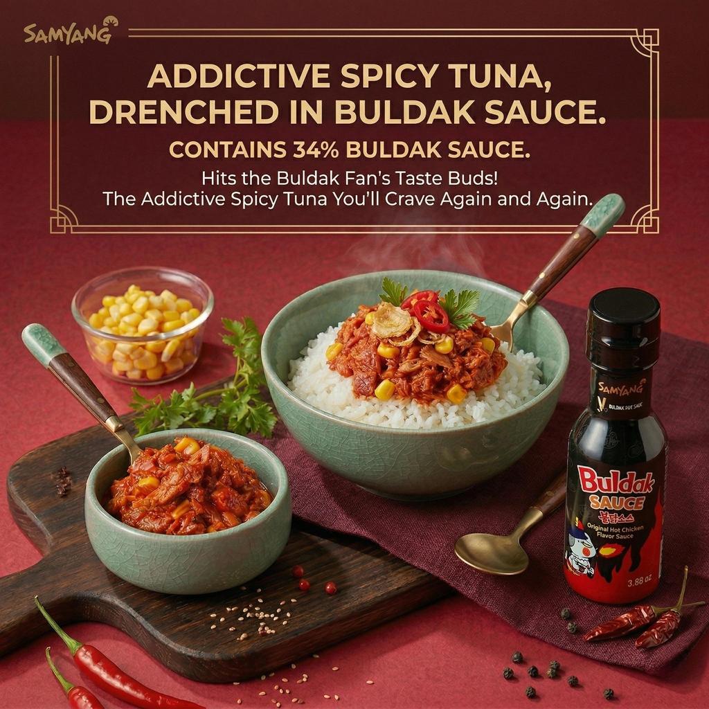[SAJO] Buldak Mayonnaise Tuna, 100g