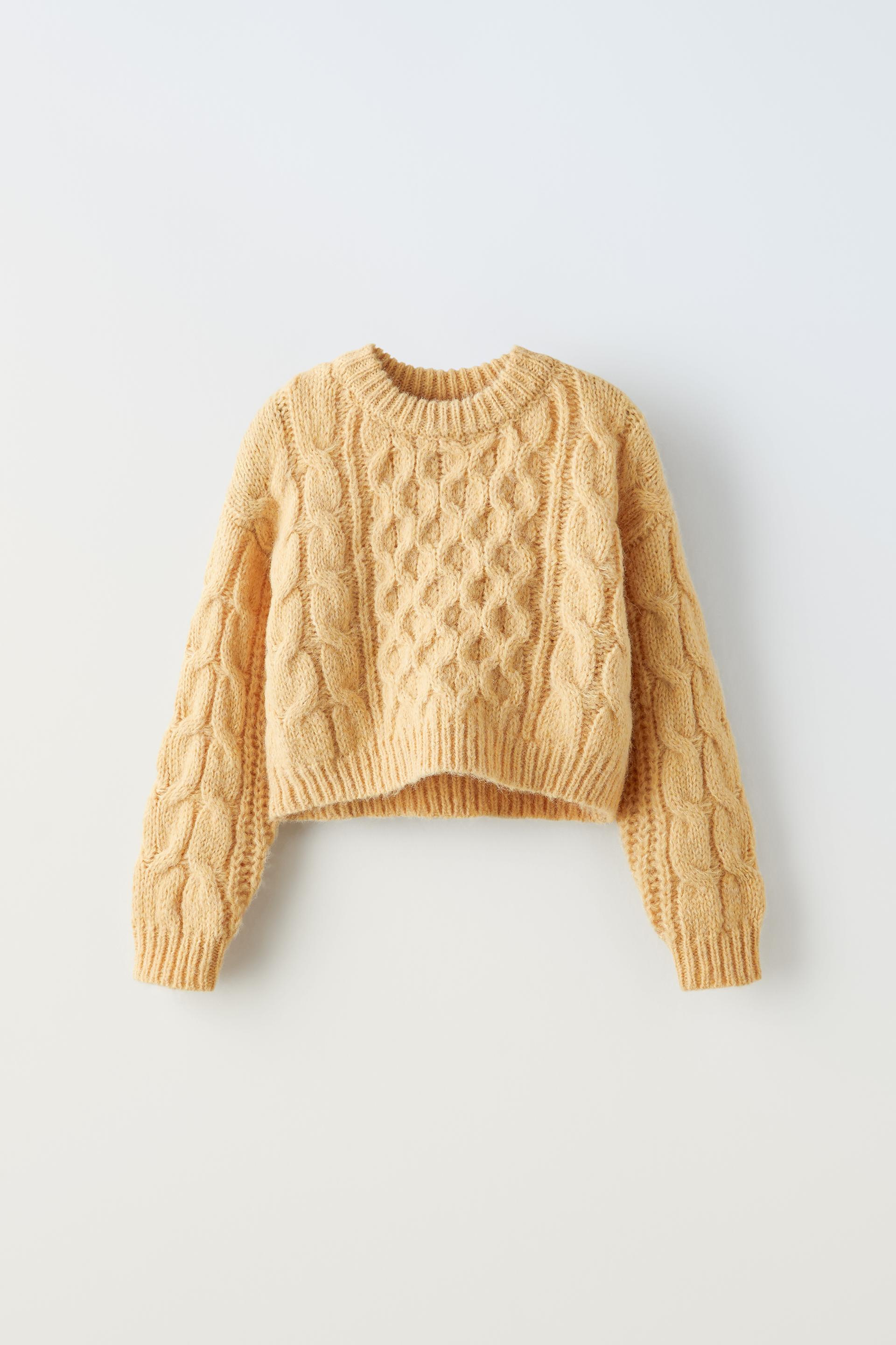 

СВИТЕР КАБЕЛЬНОЙ ТРИКОТАЖИ