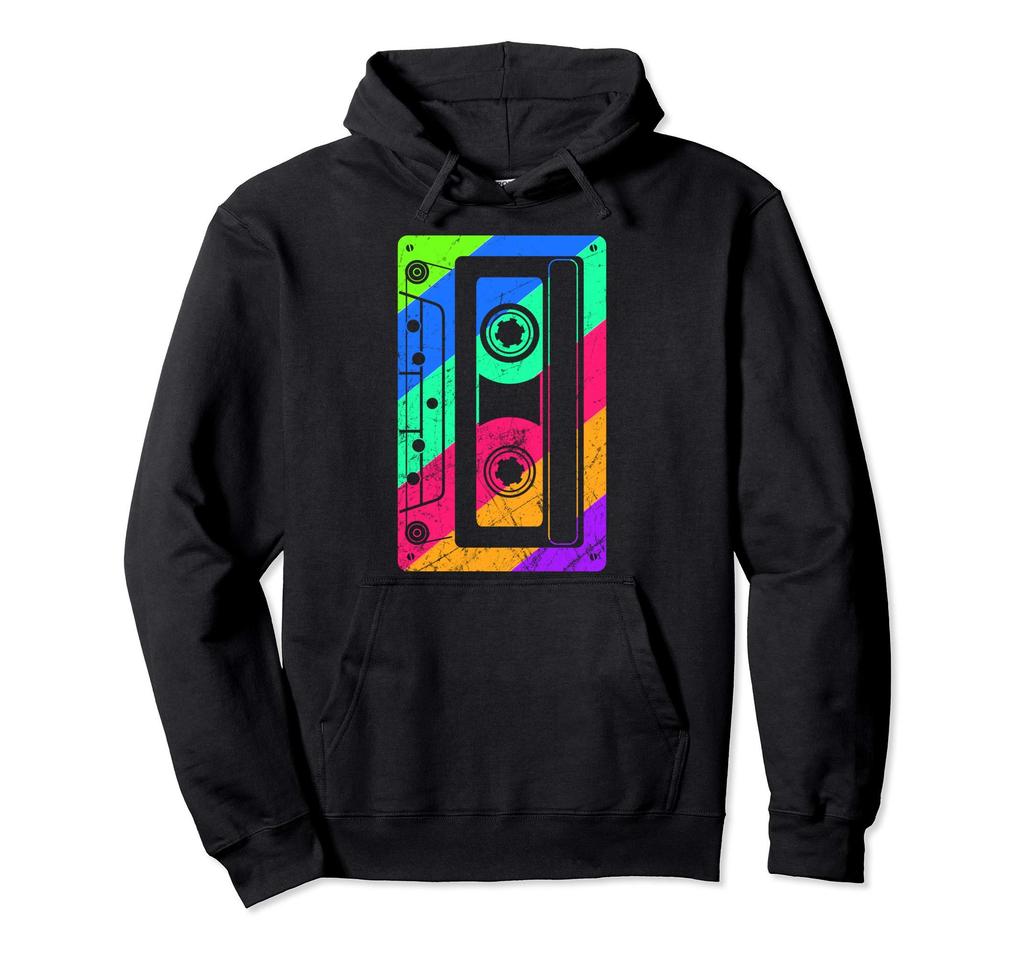 Retro 80s Cassette Tape Vintage 90s Mixtape Costume Hoodie