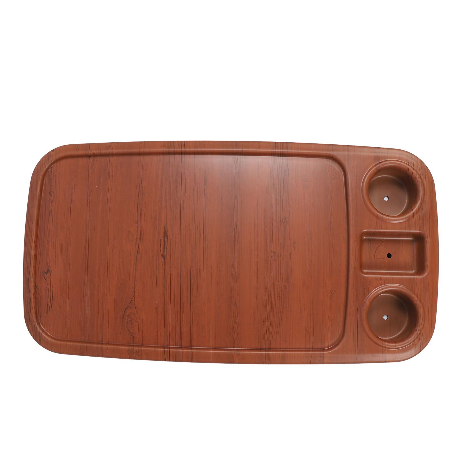 

Столешница для автодома с 2 подстаканниками 34,25x18,31 дюйма Прямоугольная панель столешницы для лодки с отделкой под дерево для морской яхты кемпинга